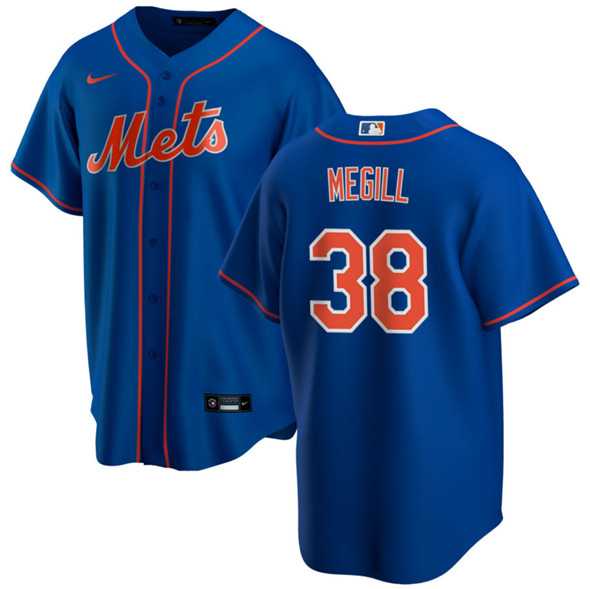 Men%27s New York Mets #38 Tylor Megill Royal Cool Base Stitched Jersey Dzhi->new york mets->MLB Jersey